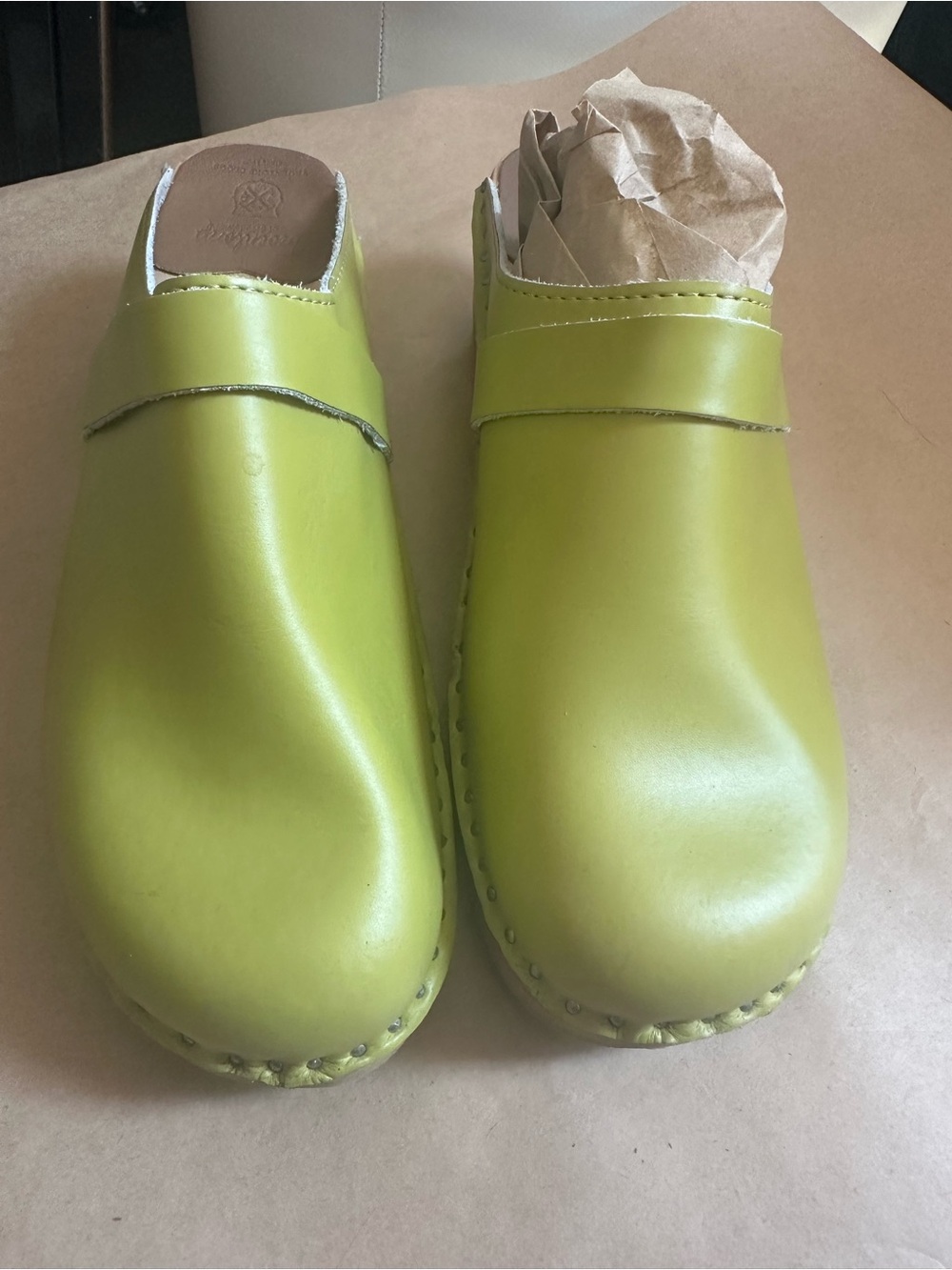 Women's Troentorp Slip-On Clogs in Lime Green